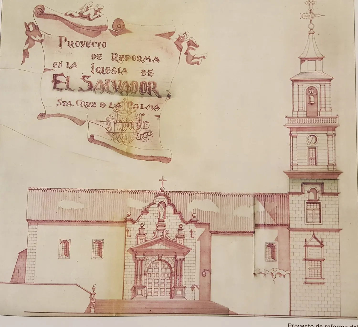 Proyecto de reforma de la parroquia de El Salvador.